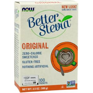 Now Foods Better stevia® edulcorant original - 100 sachets