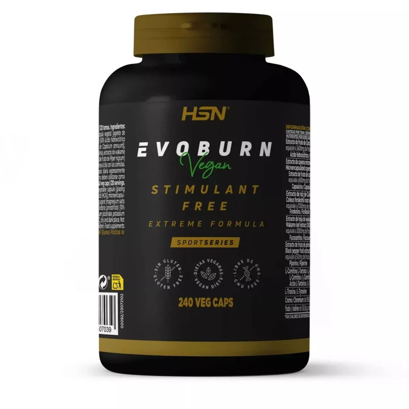 HSN Evoburn (sans stimulants) - 240 veg caps