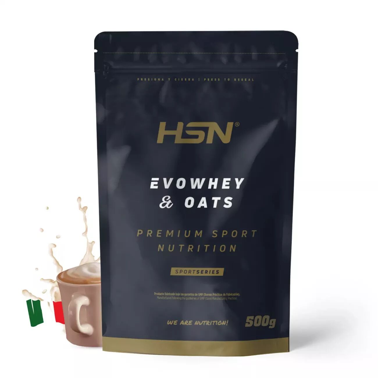 HSN Evowhey & oats 500g cappuccino italien