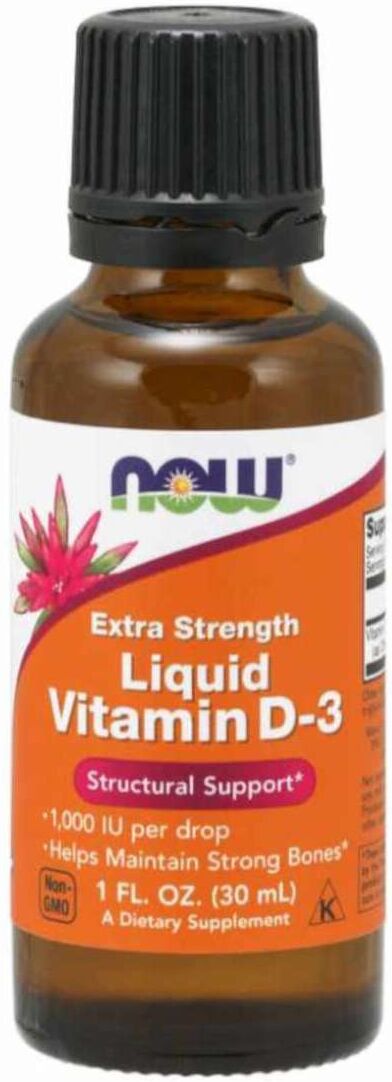 Now Foods Vitamine d3 liquide 1000ui - 30ml