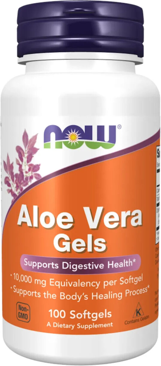 Now Foods Aloe vera gels 10000mg - 100 perles