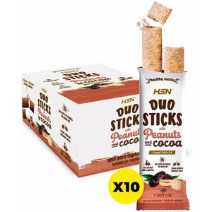 HSN Packs Boite duo sticks gaufrettes fourrees a l'arachide etau cacao - 10x30g