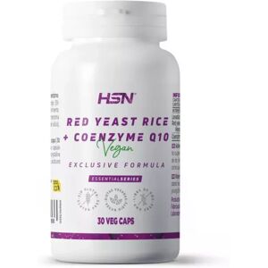 HSN Levure de riz rouge (5% monacoline k) + coenzyme q10 - 30 veg caps