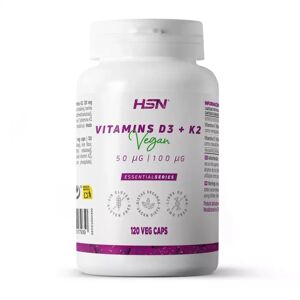 HSN Vitamine d3 + vitamina k2 2000ui/100mcg - 120 veg caps