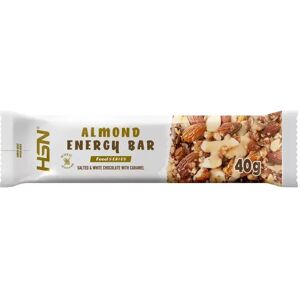 HSN Almond energy bar 40g amandes salees et chocolat blanc au caramel