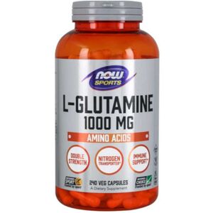 Now Foods L-glutamine 1000mg - 240 veg caps