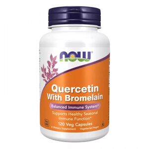 Now Foods Quercetine + bromeline (400mg / 82,5mg) - 120 veg caps