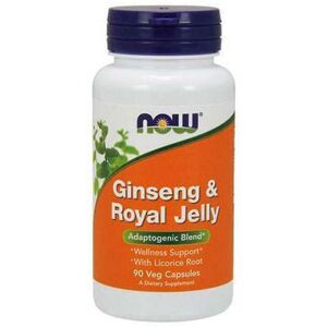 Now Foods Ginseng + gelee royale 300mg / 100mg - 90 veg caps