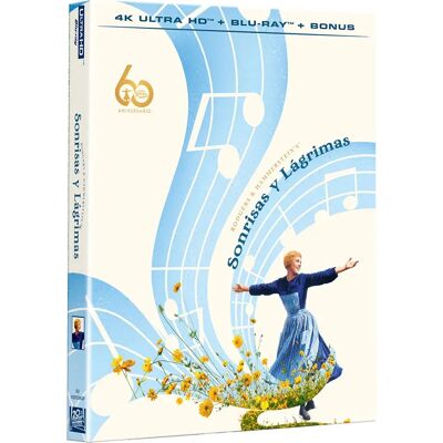 Disney La Mélodie Du Bonheur Édition Collector 60ème Anniversaire Blu-ray White / Gold One Size unisex - Publicité Disney La Mélodie Du Bonheur Édition Collector 60ème Anniversaire Blu-ray White / Gold One Size unisex - Publicité