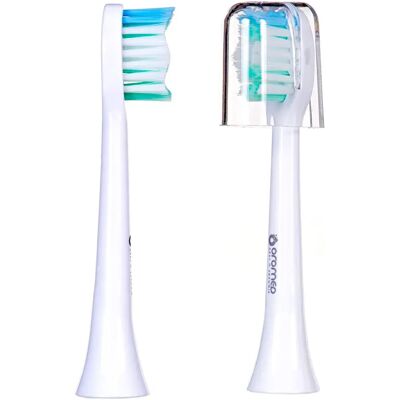 Oromed Remplacement De La Brosse à Dents électrique Oro-sonic 2 Unités White One Size - Publicité Oromed Remplacement De La Brosse à Dents électrique Oro-sonic 2 Unités White One Size - Publicité