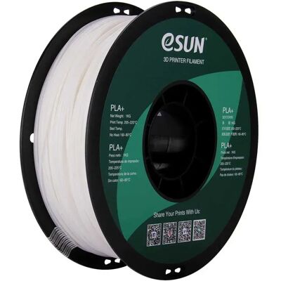 Esun Filament Pla Pla 1.75 Mm 1kg White One Size unisex - Publicité Esun Filament Pla Pla 1.75 Mm 1kg White One Size unisex - Publicité