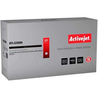 Activejet Toner Compatible Atl-e260n Lexmark E260a11e Black One Size unisex - Publicité Activejet Toner Compatible Atl-e260n Lexmark E260a11e Black One Size unisex - Publicité
