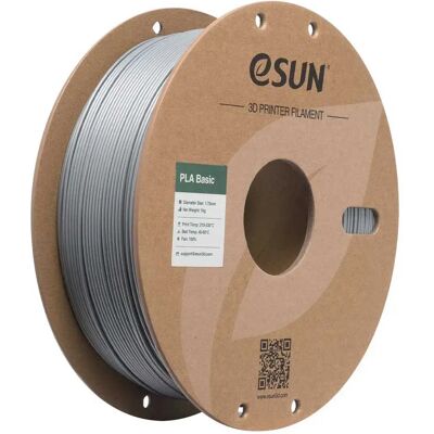 Esun Filament Pla-basic 1.75 Mm 1kg Silver One Size - Publicité Esun Filament Pla-basic 1.75 Mm 1kg Silver One Size - Publicité