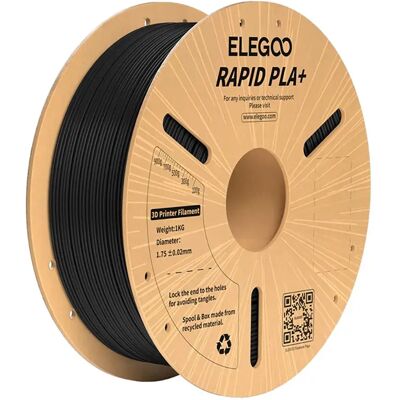 Elegoo Filament Pla Rapid Pla 1.75 Mm 1kg Black One Size - Publicité Elegoo Filament Pla Rapid Pla 1.75 Mm 1kg Black One Size - Publicité
