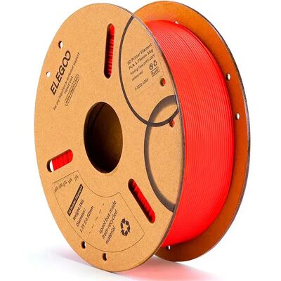 Elegoo Filament Pla Pla 1.75mm Red One Size unisex - Publicité Elegoo Filament Pla Pla 1.75mm Red One Size unisex - Publicité