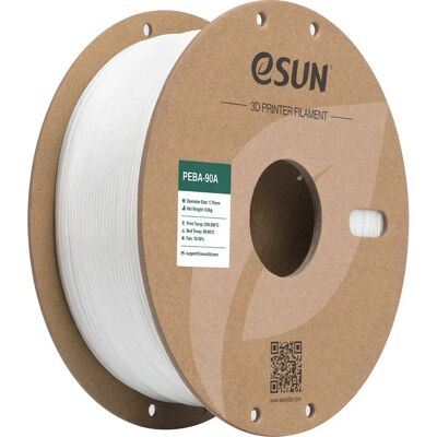Esun Filament Peba-90a Peba-90a175w08y1 White One Size - Publicité Esun Filament Peba-90a Peba-90a175w08y1 White One Size - Publicité