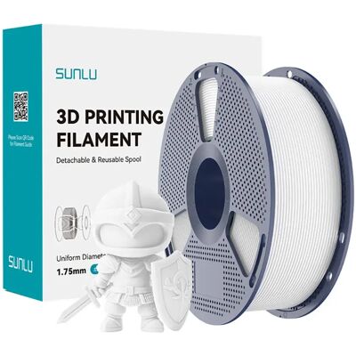 Sunlu Filament Pla Pla+ 85137 White One Size - Publicité Sunlu Filament Pla Pla+ 85137 White One Size - Publicité