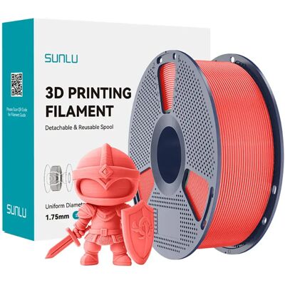 Sunlu Filament Pla Pla+ 85145 Red One Size - Publicité Sunlu Filament Pla Pla+ 85145 Red One Size - Publicité