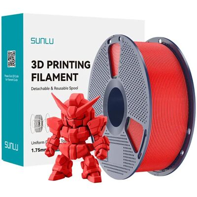 Sunlu Filament Pla+ 85149 Red One Size - Publicité Sunlu Filament Pla+ 85149 Red One Size - Publicité