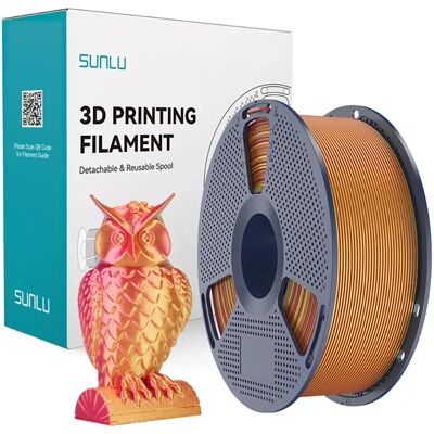 Sunlu Filament Pla+ 85215 Red / Gold One Size unisex - Publicité Sunlu Filament Pla+ 85215 Red / Gold One Size unisex - Publicité