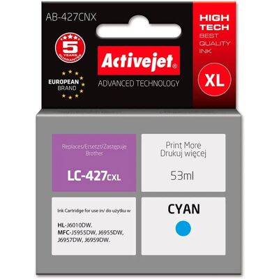 Activejet Cartouche D´encre Ab 427cnx Light Blue One Size - Publicité Activejet Cartouche D´encre Ab 427cnx Light Blue One Size - Publicité