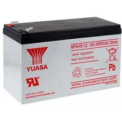 Batterie Yuasa NPW45-12 12V - Source d'énergie UPS - Publicité Batterie Yuasa NPW45-12 12V - Source d'énergie UPS - Publicité