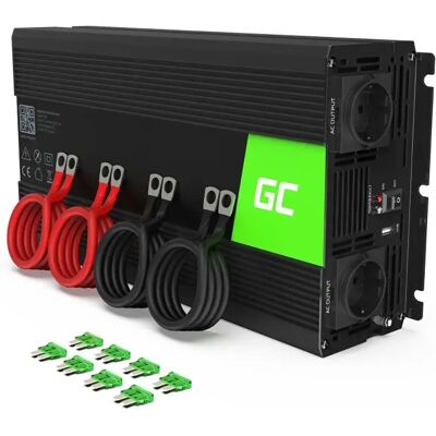 Green Cell Ups Inv11 12v 4000w Black One Size unisex - Publicité Green Cell Ups Inv11 12v 4000w Black One Size unisex - Publicité