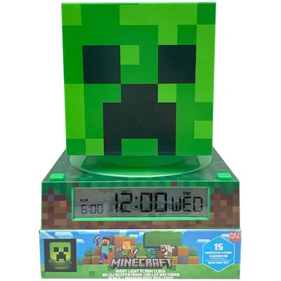 Minecraft Lampe 3d Avec Réveil Minecraft Multicolour One Size unisex - Publicité Minecraft Lampe 3d Avec Réveil Minecraft Multicolour One Size unisex - Publicité