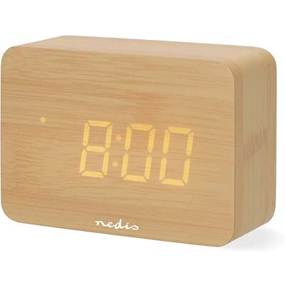 Nedis Réveil Numérique Cldk2008bn Wood One Size unisex - Publicité Nedis Réveil Numérique Cldk2008bn Wood One Size unisex - Publicité