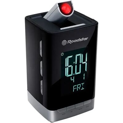 Rodstar Radio-réveil Clr-2496p Black/Silver One Size unisex - Publicité Rodstar Radio-réveil Clr-2496p Black/Silver One Size unisex - Publicité