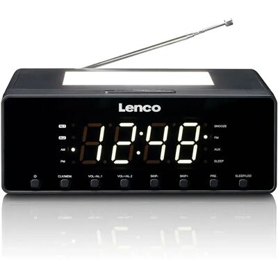 Lenco CR-540BK - Réveil radio - Publicité Lenco CR-540BK - Réveil radio - Publicité