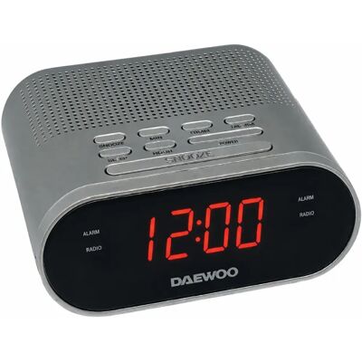 Daewoo Réveil Numérique Dw1219 Grey One Size unisex - Publicité Daewoo Réveil Numérique Dw1219 Grey One Size unisex - Publicité
