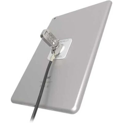 Compulocks Serrure à câble universelle pour tablette - Plaque 3M - Argent - Publicité Compulocks Serrure à câble universelle pour tablette - Plaque 3M - Argent - Publicité