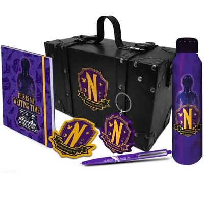 Pyramid Coffret Cadeau Premium Trunk Académie Nevermore Mercredi Multicolor One Size - Publicité Pyramid Coffret Cadeau Premium Trunk Académie Nevermore Mercredi Multicolor One Size - Publicité