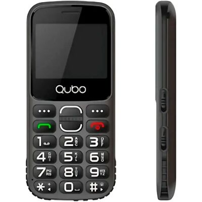 Qubo Téléphone Portable X-230bkc 4g Black One Size - Publicité Qubo Téléphone Portable X-230bkc 4g Black One Size - Publicité