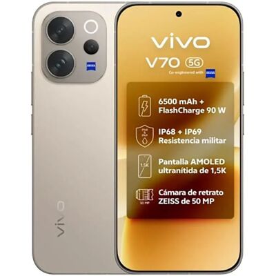 Vivo V70 8gb/512gb 6.6´´ Grey One Size unisex - Publicité Vivo V70 8gb/512gb 6.6´´ Grey One Size unisex - Publicité