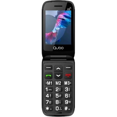 Qubo Téléphone Portable P-221rd 4g Red One Size - Publicité Qubo Téléphone Portable P-221rd 4g Red One Size - Publicité