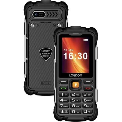 Logicom Téléphone Portable Xtrem_60_bk Black One Size - Publicité Logicom Téléphone Portable Xtrem_60_bk Black One Size - Publicité