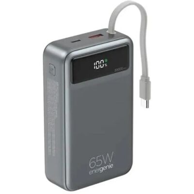 Gembird Batterie Externe 65w 20000mah Black One Size unisex - Publicité Gembird Batterie Externe 65w 20000mah Black One Size unisex - Publicité