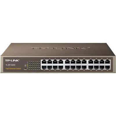 Tp-link Switch Sf1024d 24 Ports Black One Size unisex - Publicité Tp-link Switch Sf1024d 24 Ports Black One Size unisex - Publicité
