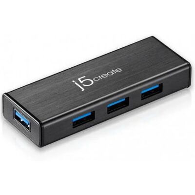 J5create Hub Juh340 Mini 4 Ports Black One Size unisex - Publicité J5create Hub Juh340 Mini 4 Ports Black One Size unisex - Publicité