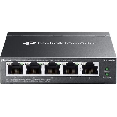 Tp-link Switch Es205gp Black One Size unisex - Publicité Tp-link Switch Es205gp Black One Size unisex - Publicité