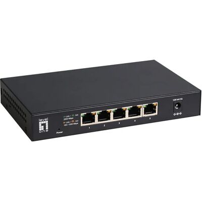 LevelOne Level One Switch Geu-0525 5p Black One Size - Publicité LevelOne Level One Switch Geu-0525 5p Black One Size - Publicité