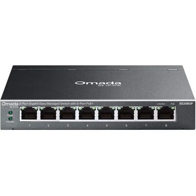 Tp-link Switch Omada Es208gp Black One Size unisex - Publicité Tp-link Switch Omada Es208gp Black One Size unisex - Publicité