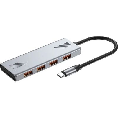 Gembird Hub Uhb-cm-u310-a4-01 4-port Usb-a 3.2 (gen 2) Type-c Silver One Size - Publicité Gembird Hub Uhb-cm-u310-a4-01 4-port Usb-a 3.2 (gen 2) Type-c Silver One Size - Publicité