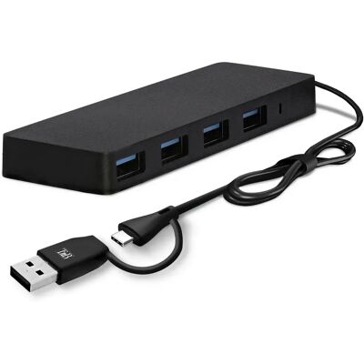 Tnb Hub Usb 3.0 60 Cm Black One Size - Publicité Tnb Hub Usb 3.0 60 Cm Black One Size - Publicité