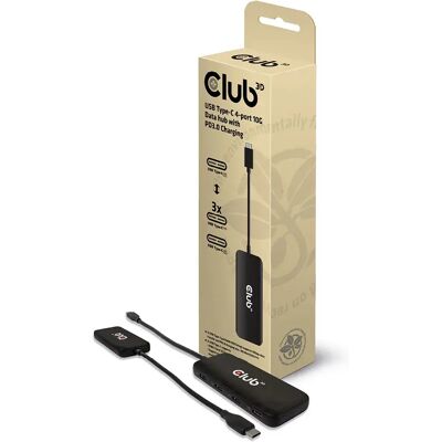 Club 3D Hub Csv-1548 Black One Size - Publicité Club 3D Hub Csv-1548 Black One Size - Publicité