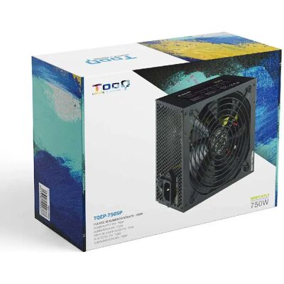 Tooq Bloc D´alimentation Atx 750w Tqapolo-750sp Black One Size unisex - Publicité Tooq Bloc D´alimentation Atx 750w Tqapolo-750sp Black One Size unisex - Publicité