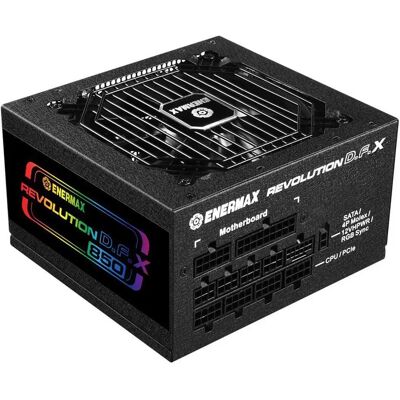 Enermax Alimentation Modulaire Revolution D.f. X 850w 80+ Gold Black One Size unisex - Publicité Enermax Alimentation Modulaire Revolution D.f. X 850w 80+ Gold Black One Size unisex - Publicité