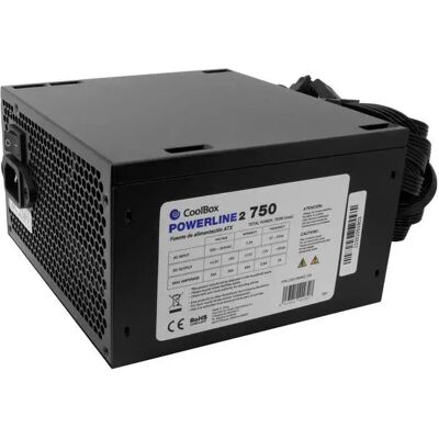 Coolbox Bloc D´alimentation Powerline2 750w Black One Size unisex - Publicité Coolbox Bloc D´alimentation Powerline2 750w Black One Size unisex - Publicité